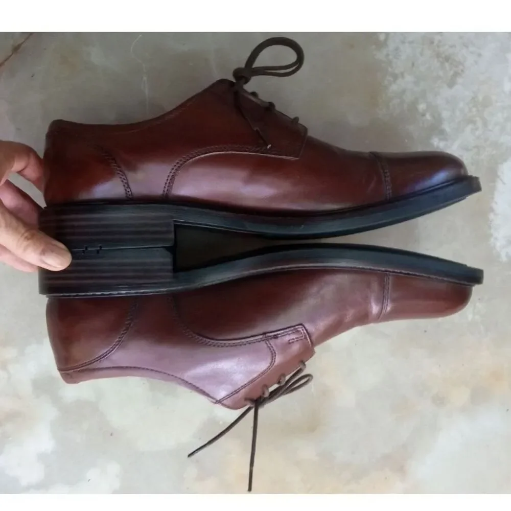 Johnston & Murphy Tabor Calfskin Oxfords Men's size 10M